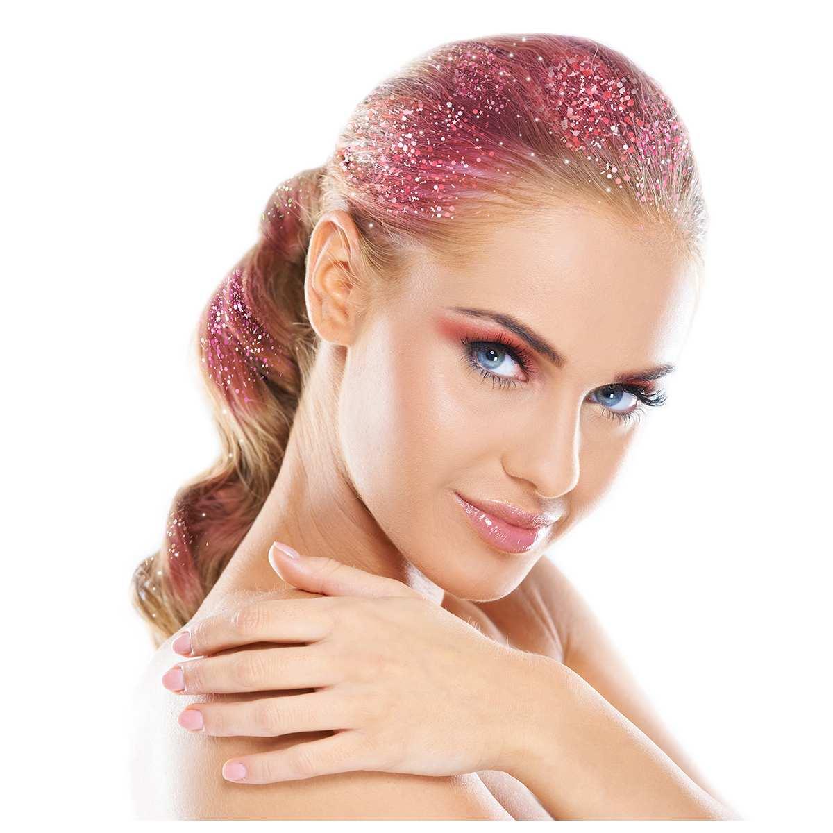 Spray Capelli Glitter Rosso ml.125 |_014