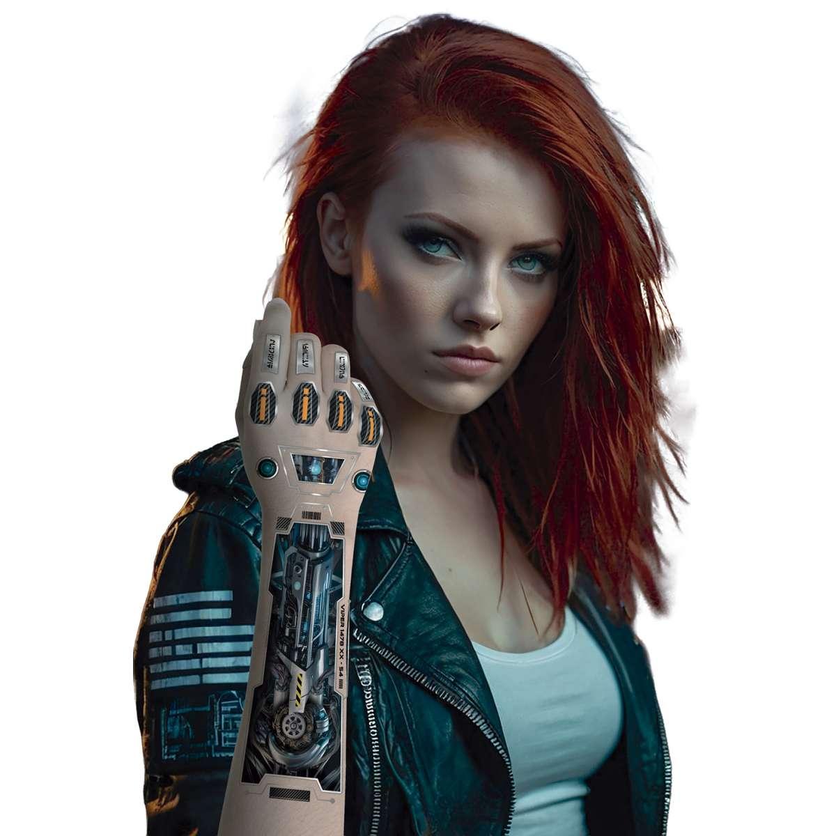 Tatuaggi Corpo Rimovibili Futuristici |Guirca_774