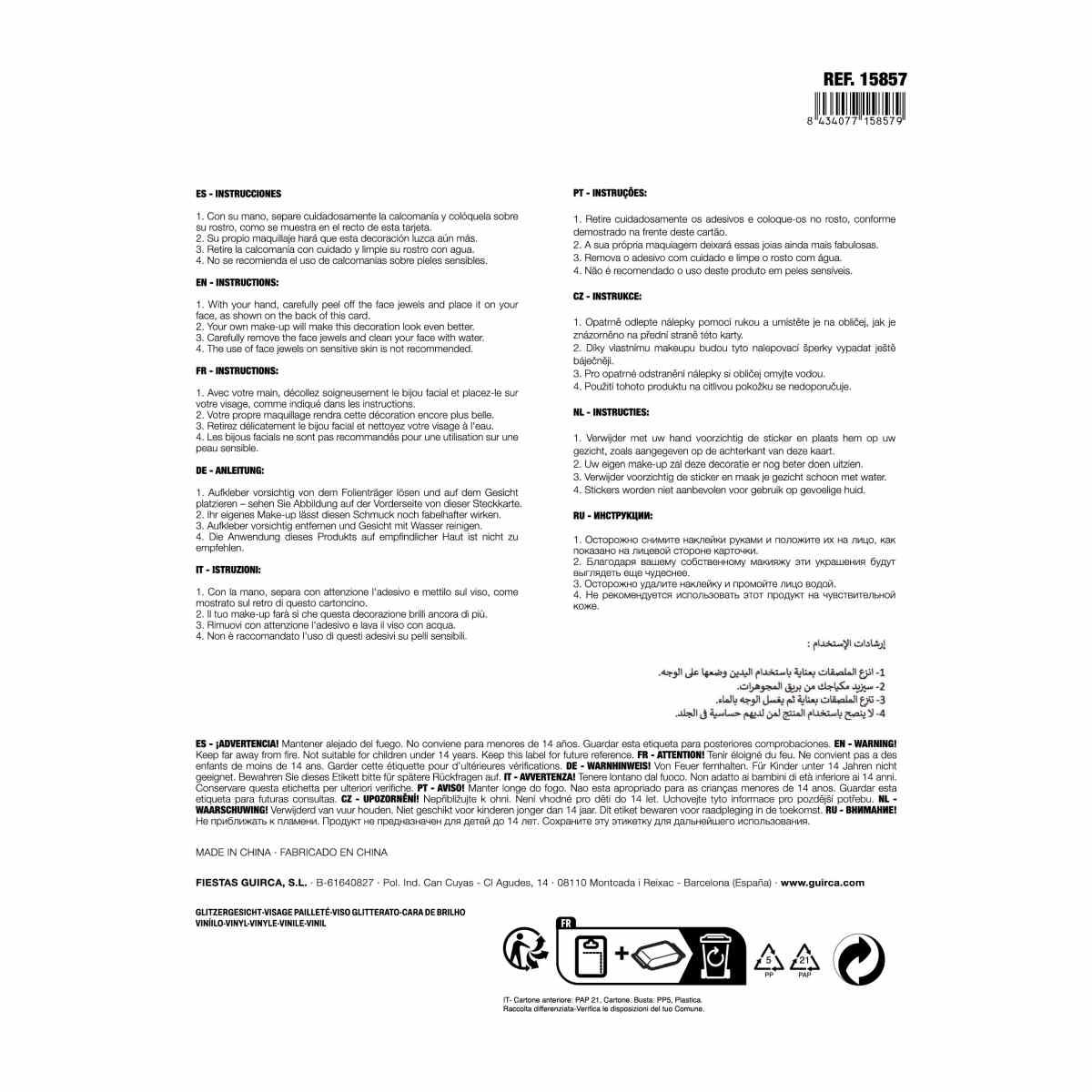 Tatuaggi Viso Rimovibili Catrina |_579