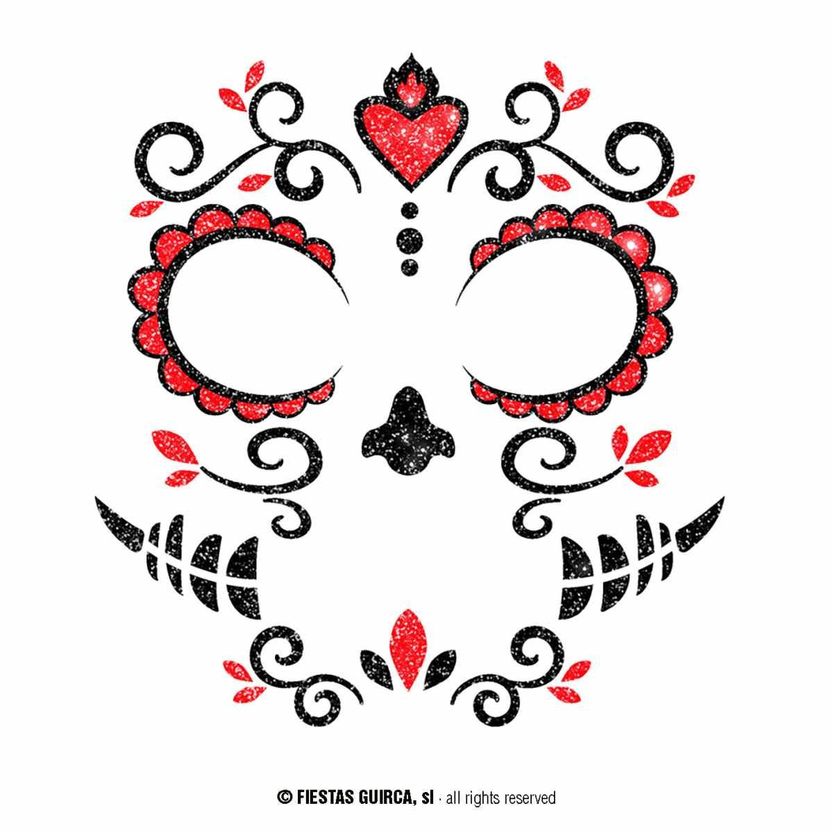 Tatuaggi Viso Rimovibili Catrina |_579