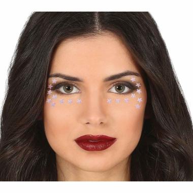 Tatuaggi Viso Rimovibili Stelle Rosa |_791