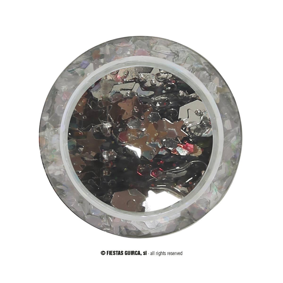 Trucco Gel Glitter Argento gr.20 |_050