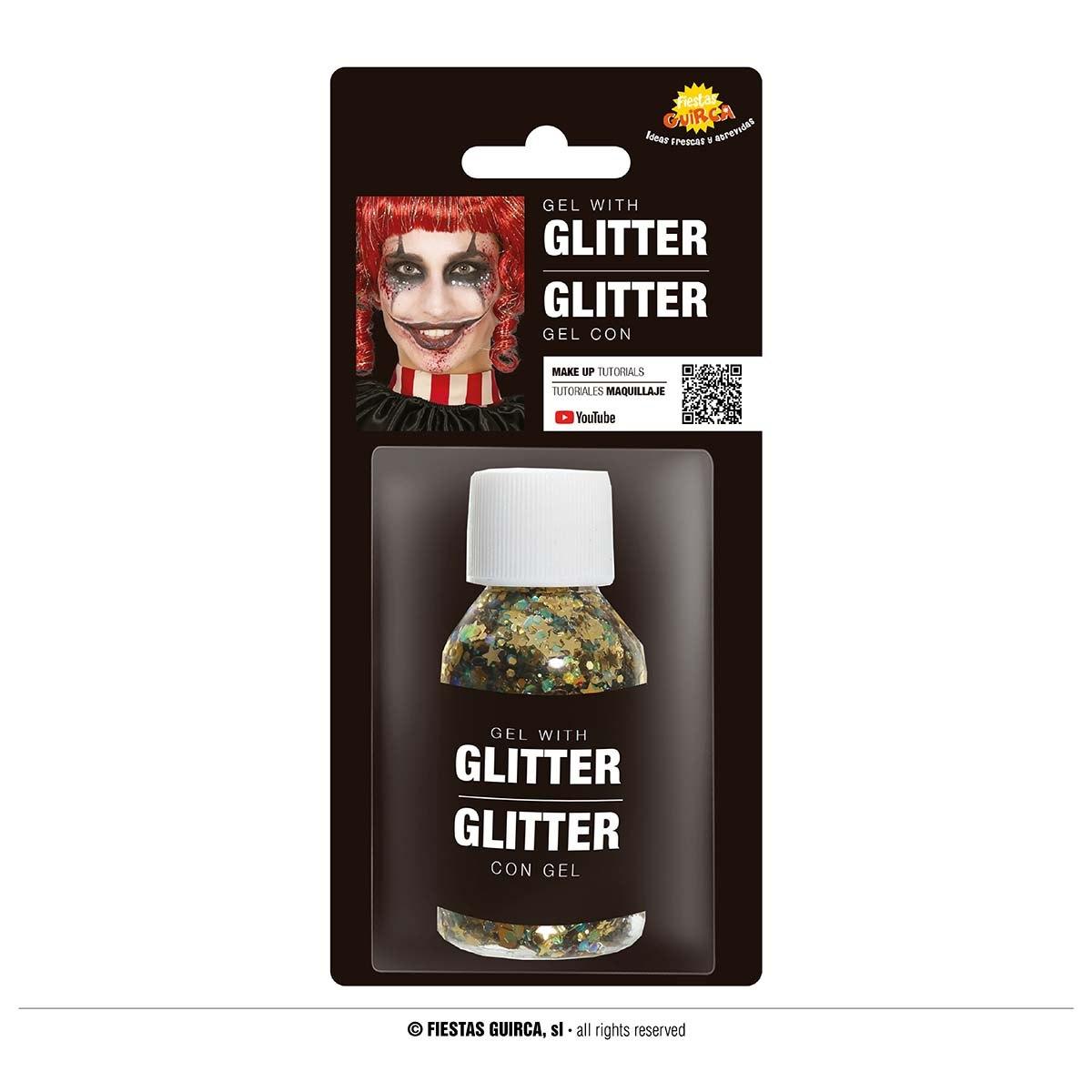 Trucco Gel Glitter Oro gr.20 |_043