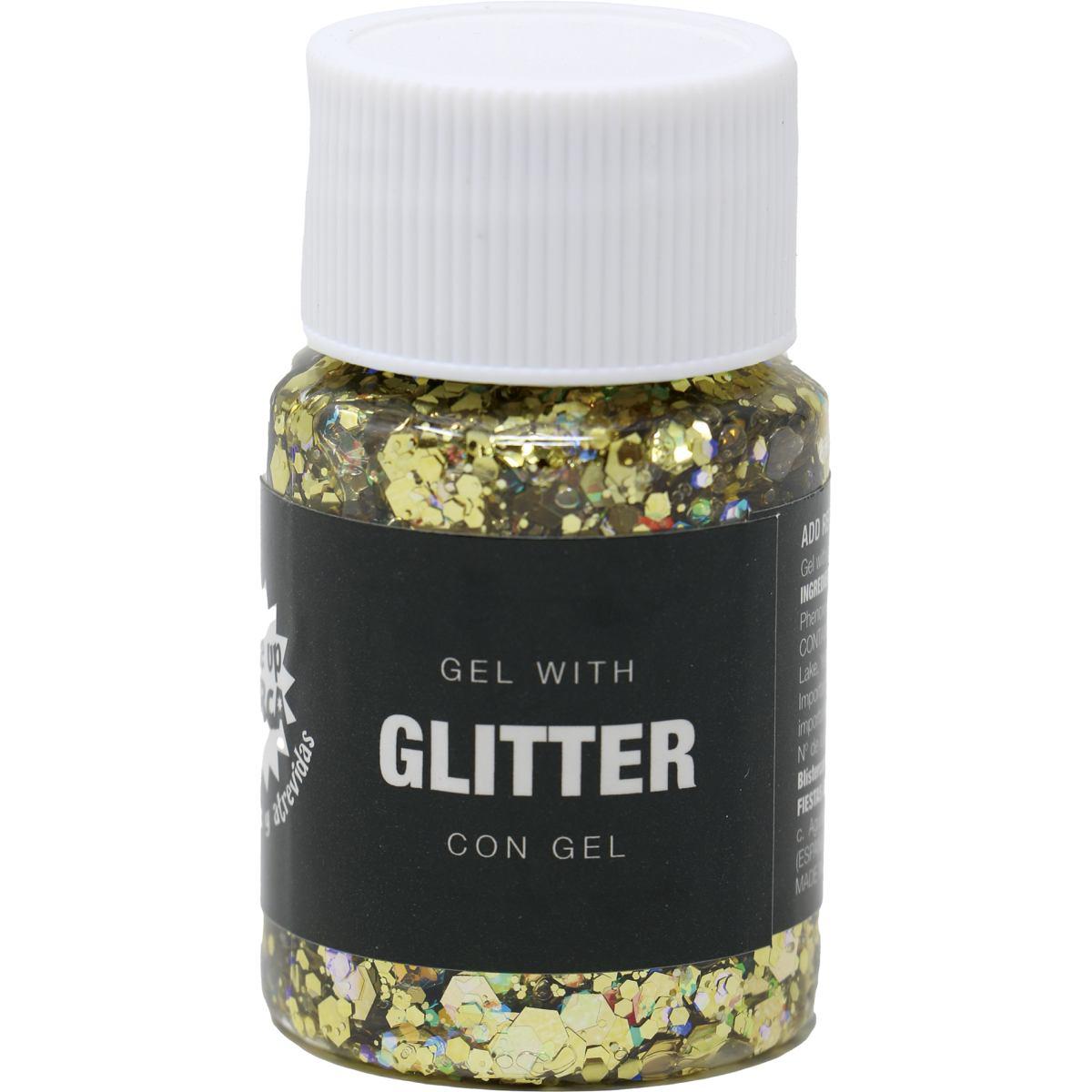 Trucco Gel Glitter Oro gr.20 |_043