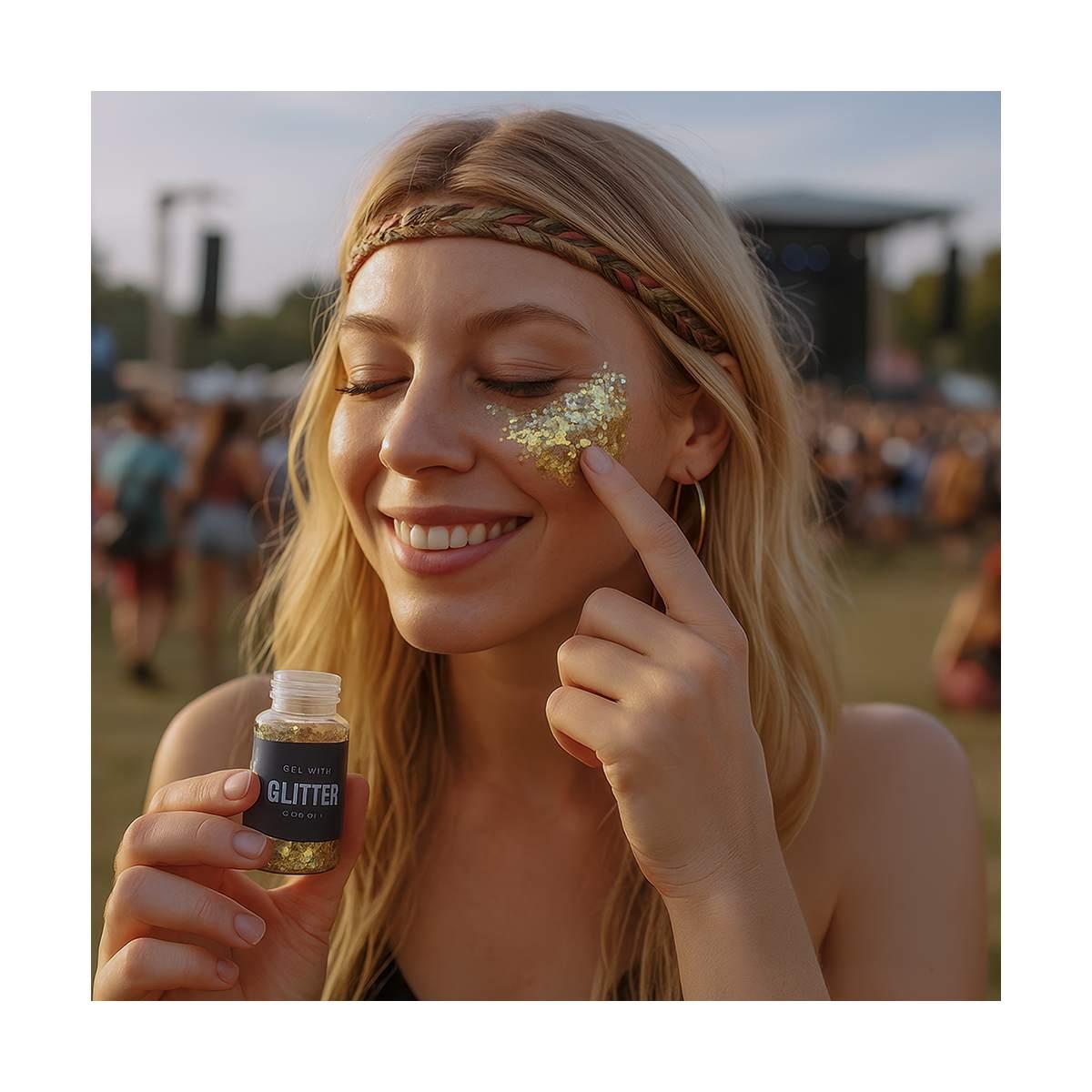 Trucco Gel Glitter Oro gr.20 |_043