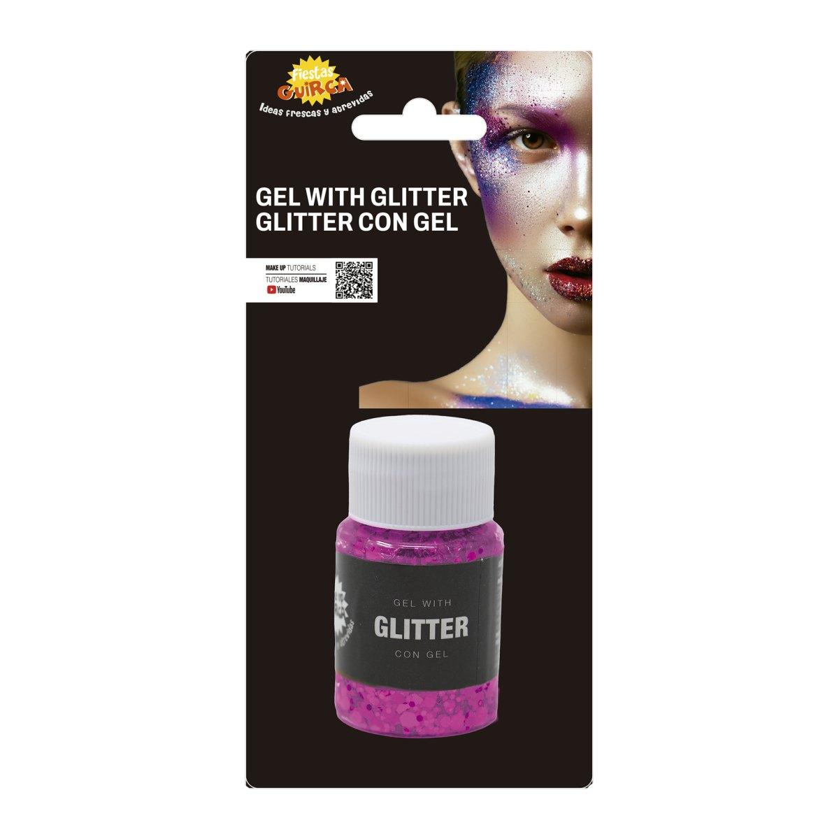 Trucco Gel Glitter Fucsia gr.20 |_047