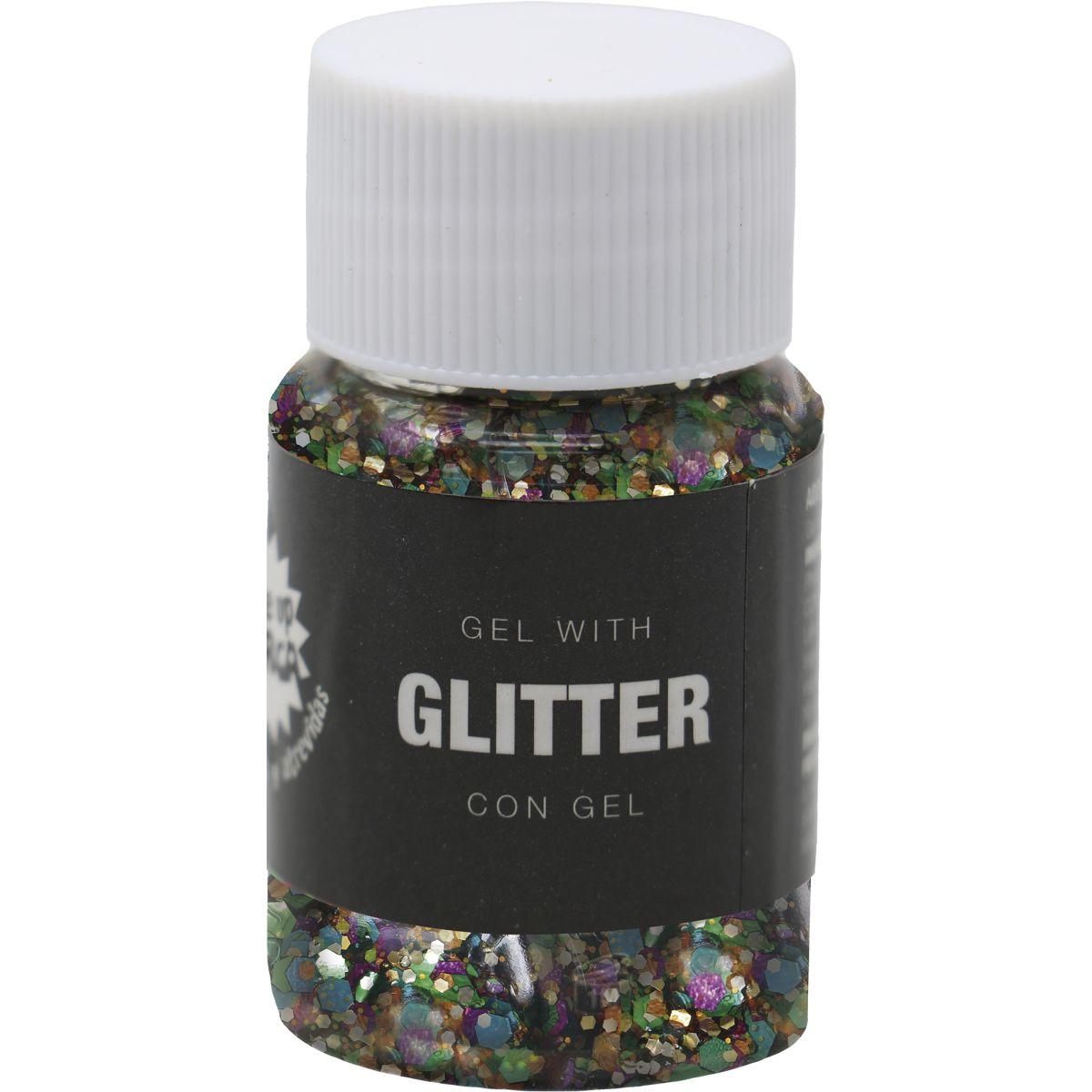 Trucco Gel Glitter Multicolor gr.20 |_023