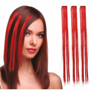 Estensione Capelli Rosse cm.50 pz.3 |_370