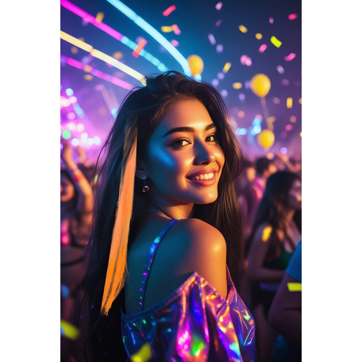 Estensione Capelli Arancione cm.50 pz.3 |_394