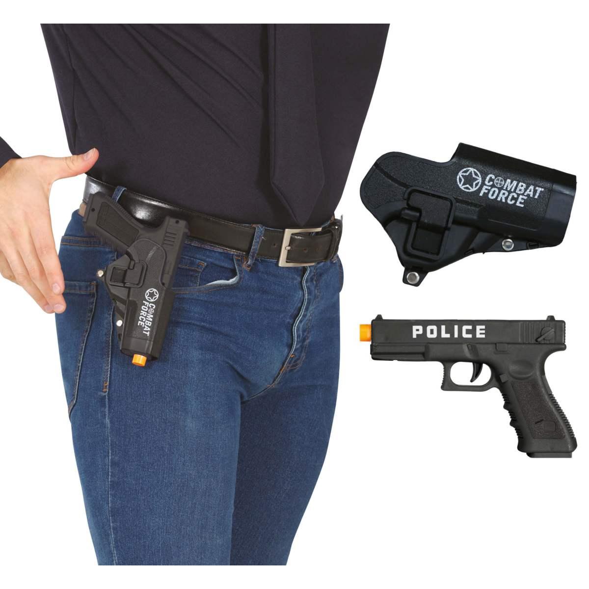 Pistola Forze Speciali con Fondina PVC cm.20 |_110