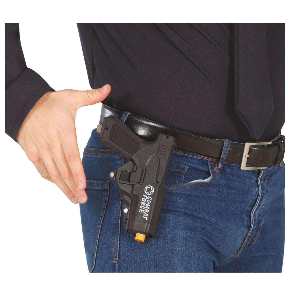 Pistola Forze Speciali con Fondina PVC cm.20 |_110