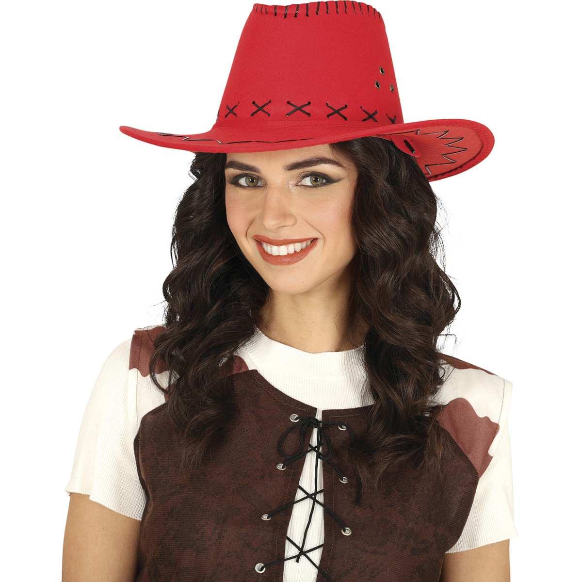 Cappello Cowboy Rosso |_282