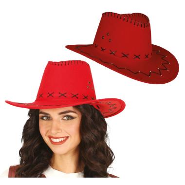 Cappello Cowboy Rosso |_282