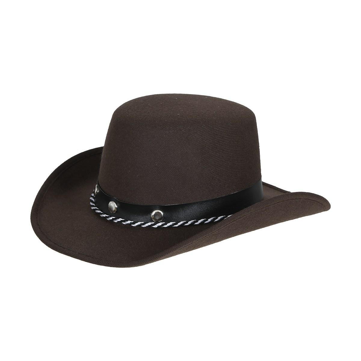 Cappello Cowboy Feltro Baby Marrone |_572