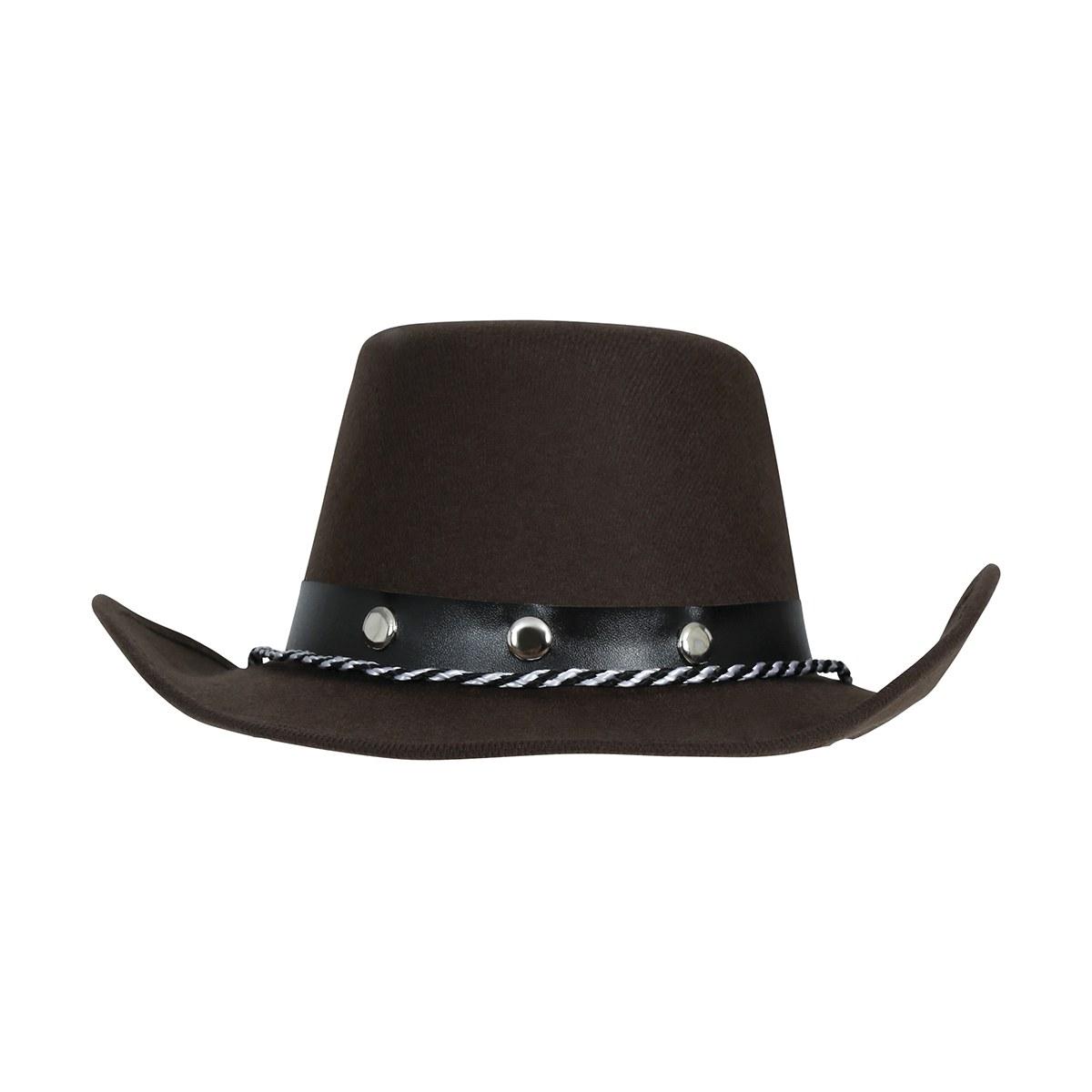 Cappello Cowboy Feltro Baby Marrone |_572