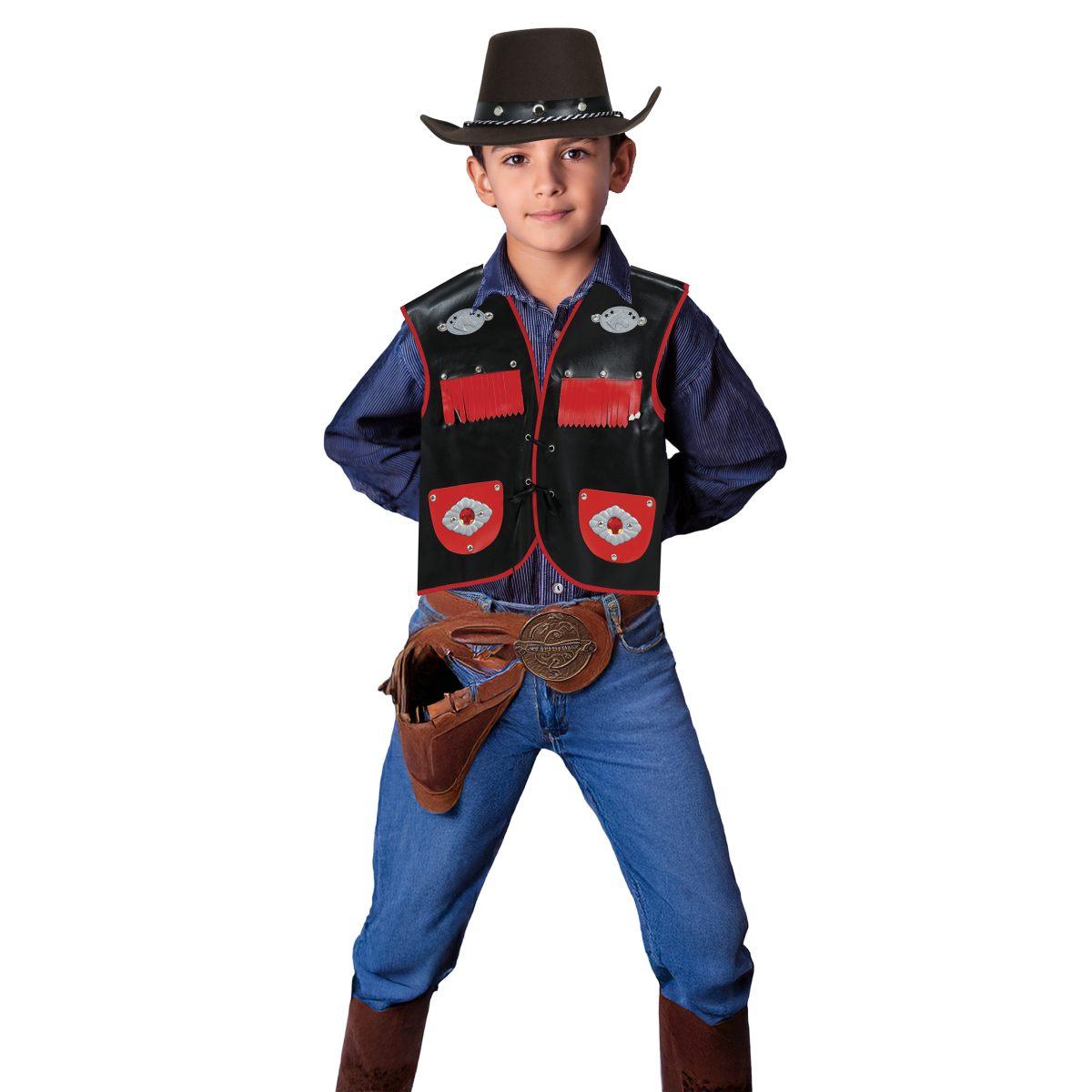 Cappello Cowboy Feltro Baby Marrone |_572