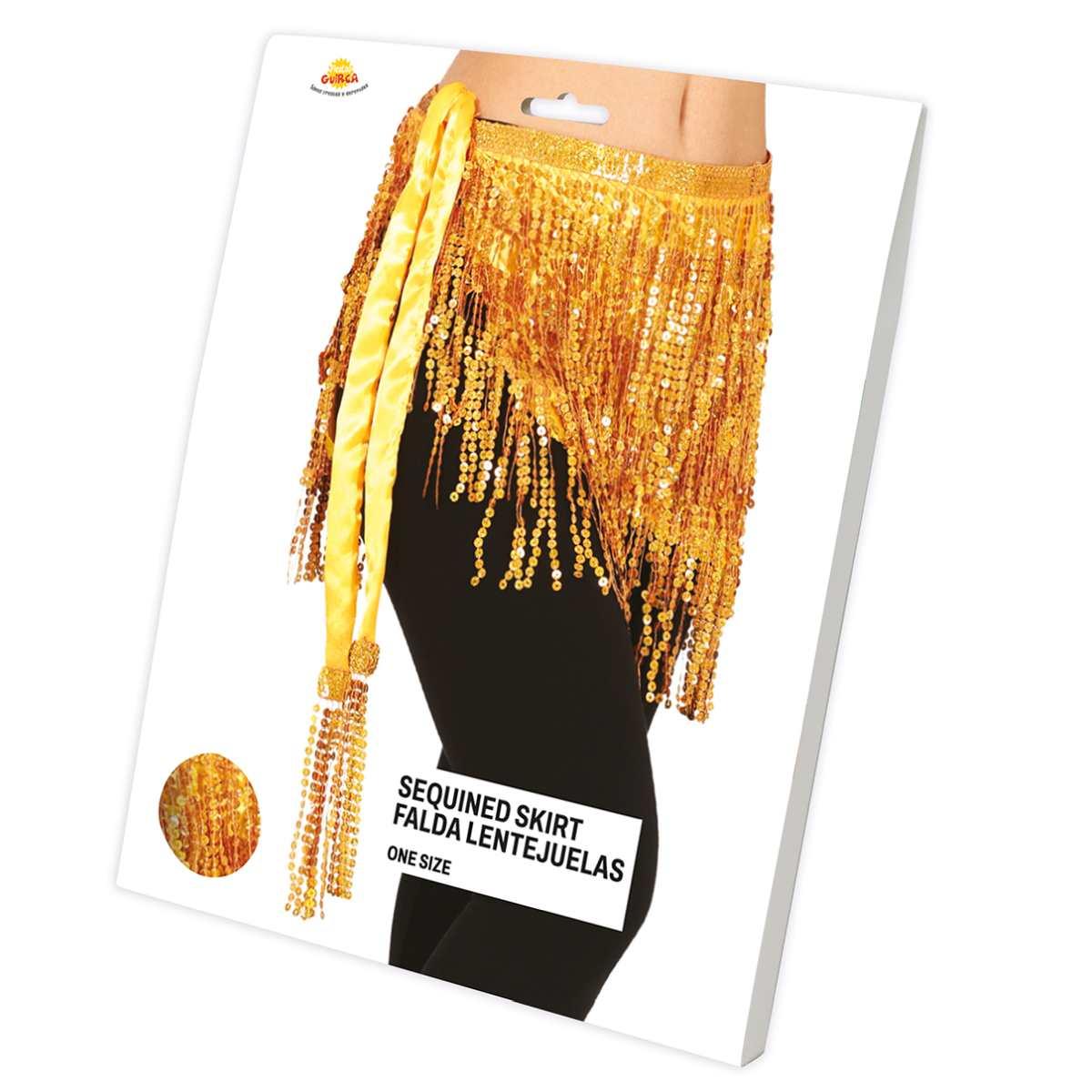 Gonna Oro Paillettes |Donna