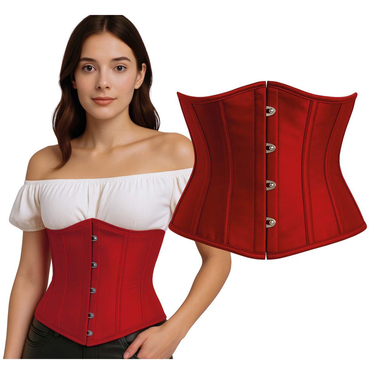 Bustino Corpetto Rosso con Lacci  |Donna