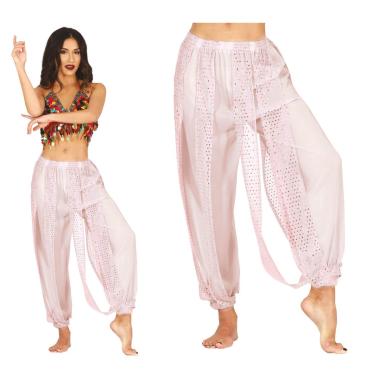 Pantalone Odalisca Danza del Ventre Rosa |Donna