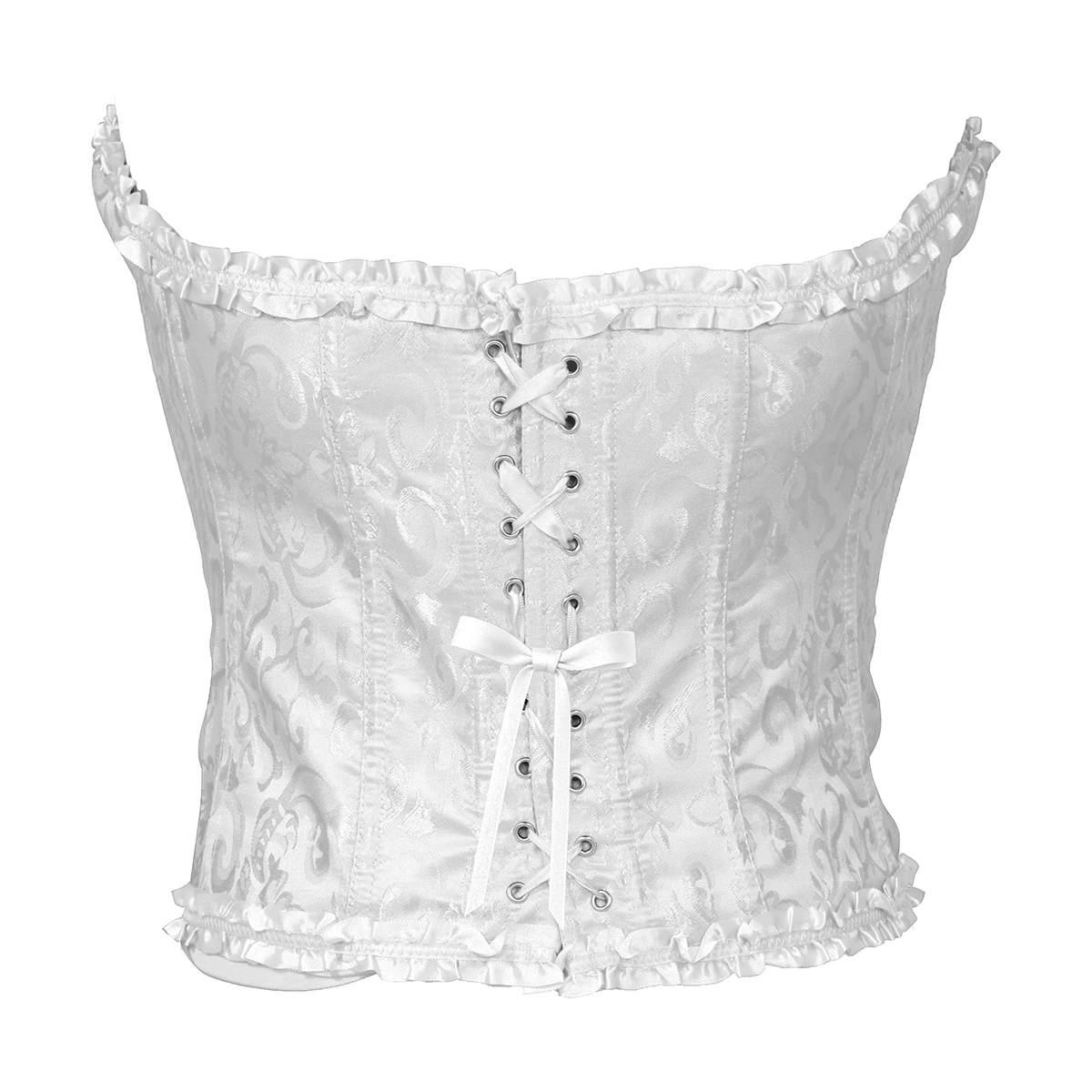 Bustino Corpetto Bianco Ricamato |Donna_772