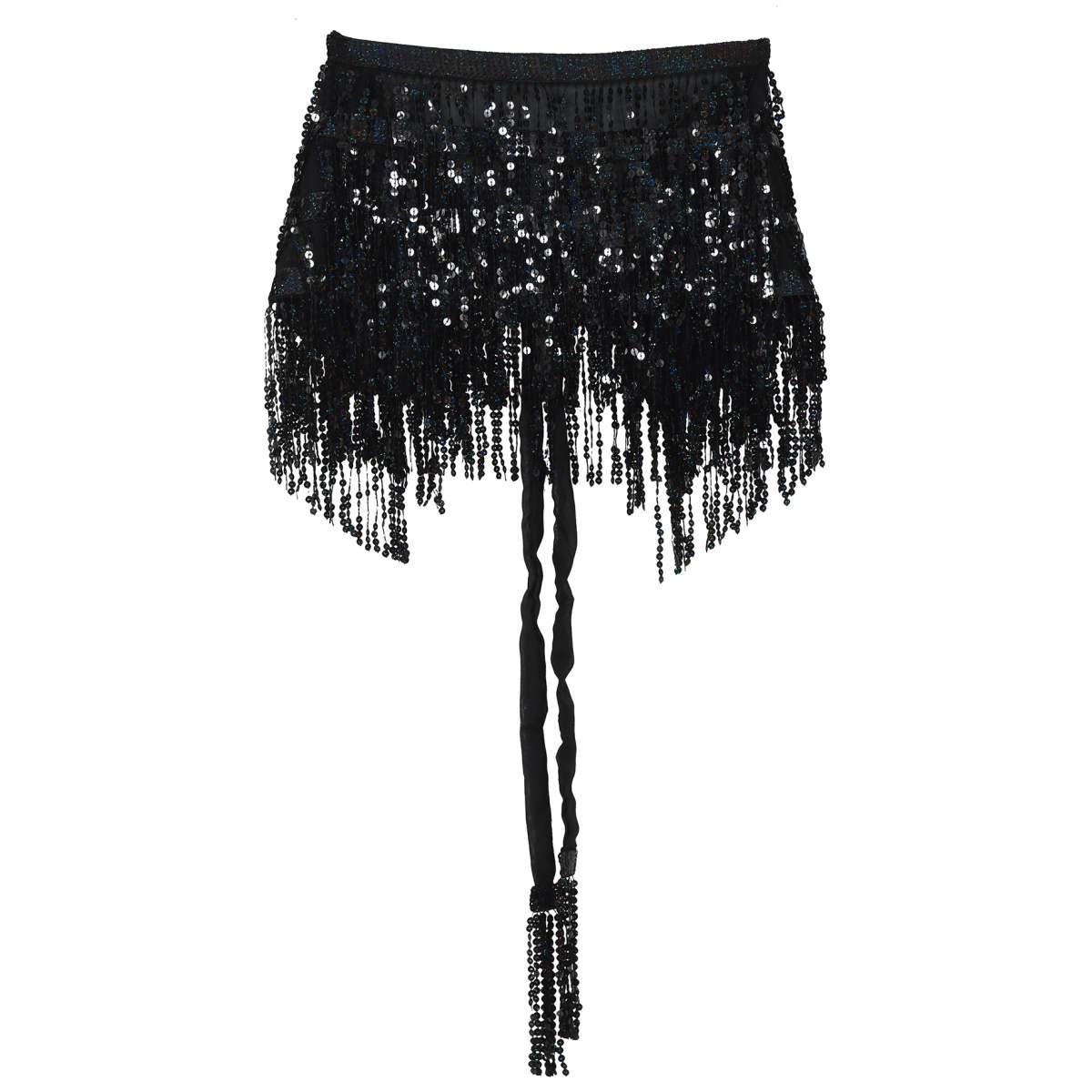 Gonna Nero Paillettes |Donna