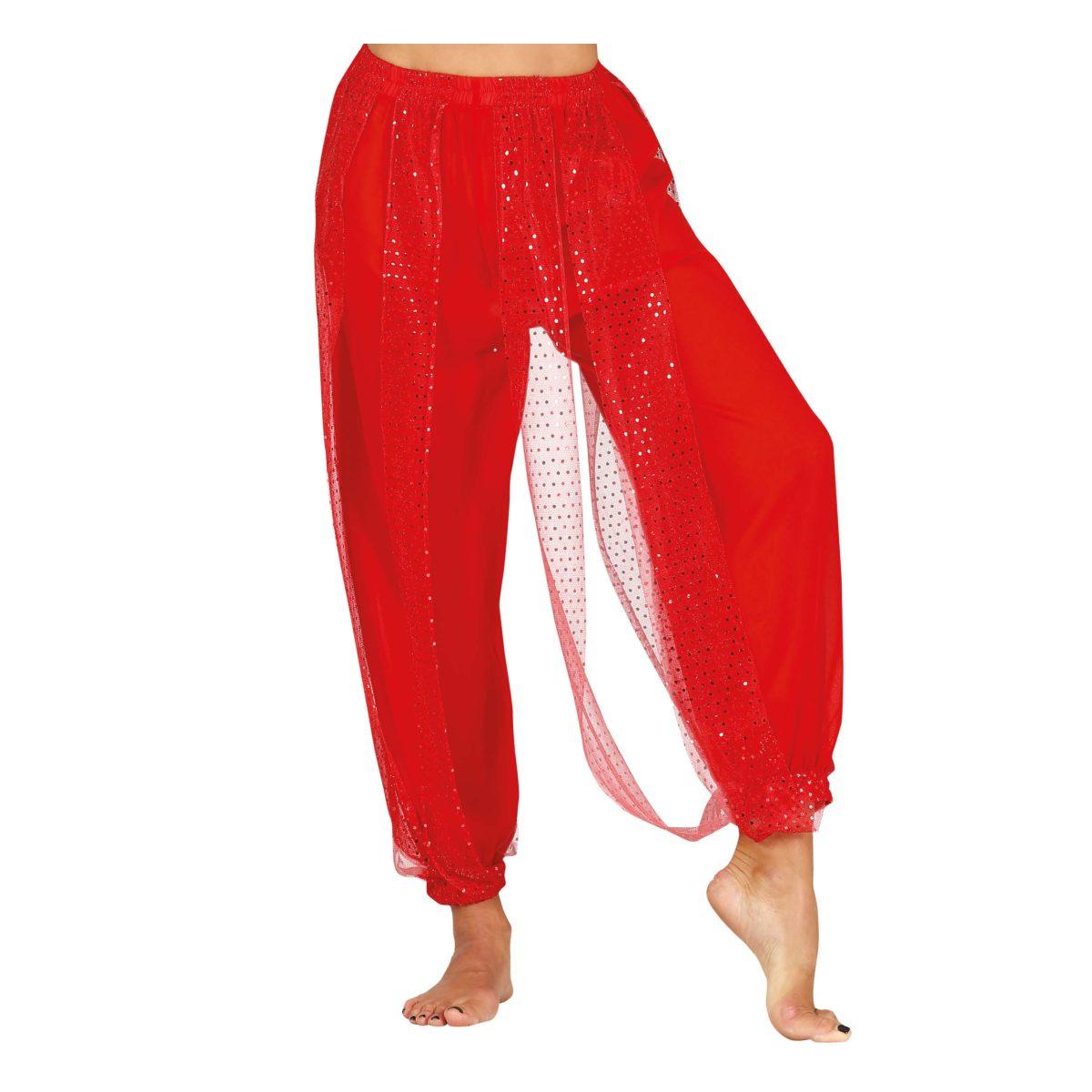 Pantalone Odalisca Danza del Ventre Rosso|Donna