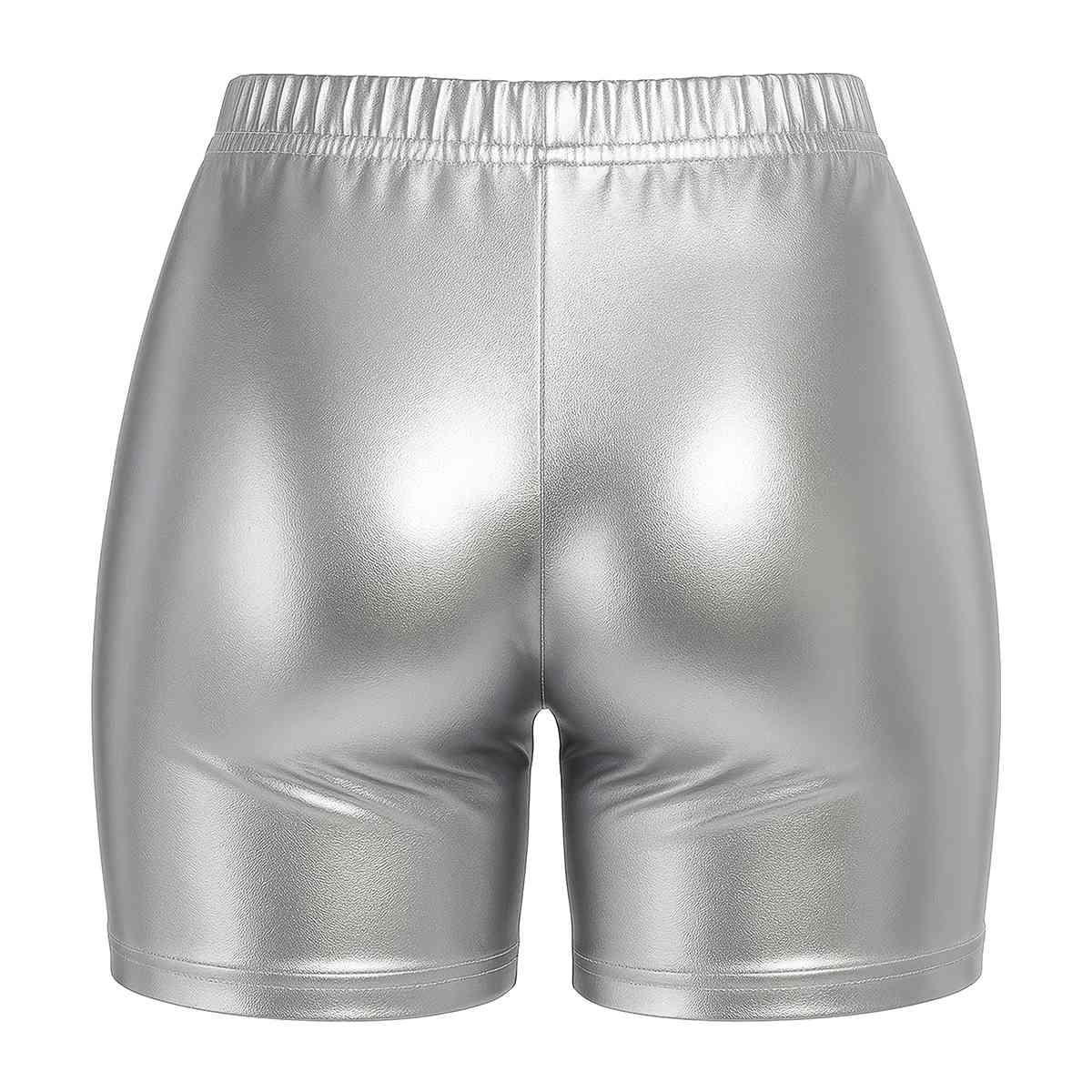 Pantaloncino Argento Metallizzato |Donna