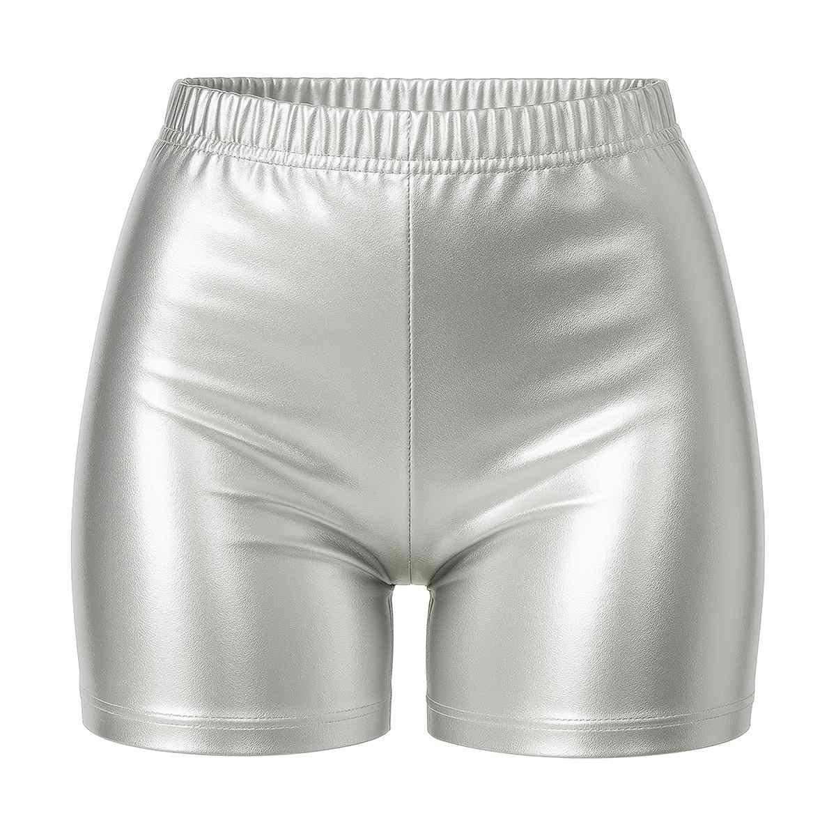 Pantaloncino Argento Metallizzato |Donna