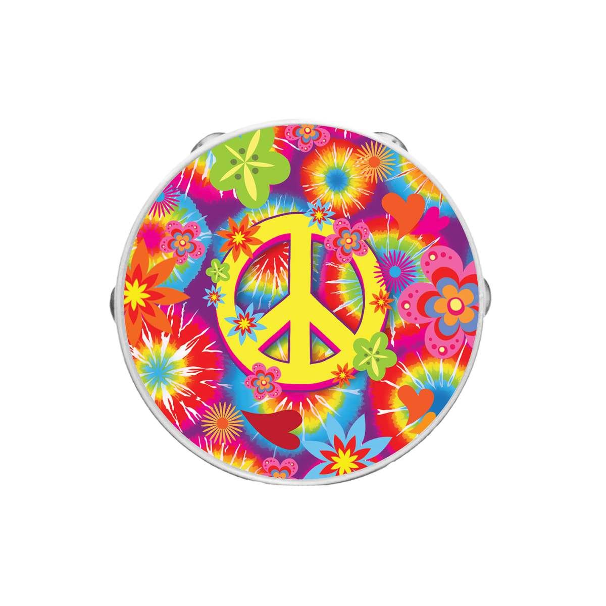 Cembalo Tamburello Hippie PVC cm.Ã?17 |_137