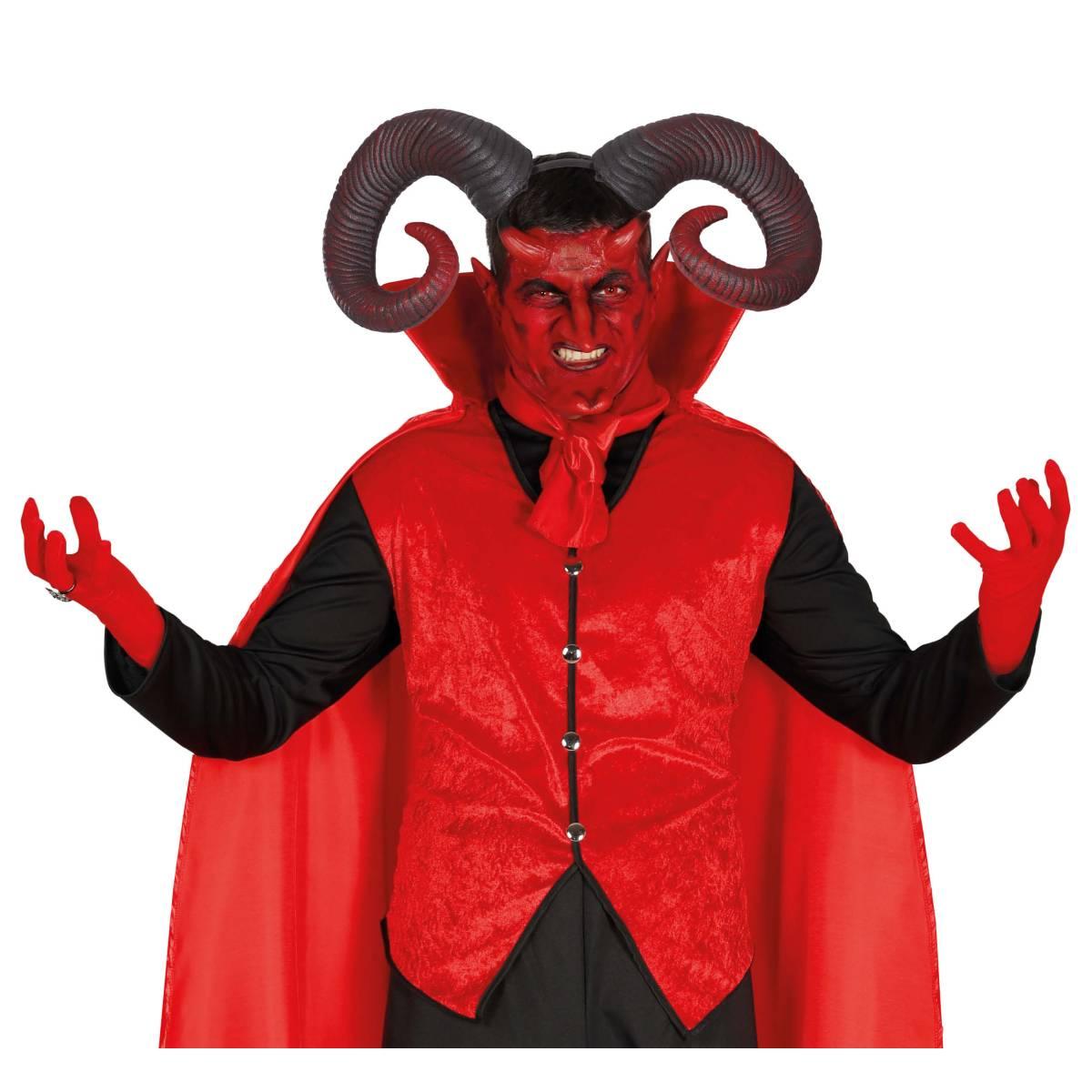 Corna Diavolo PVC Rosso Maxi |_470