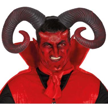 Corna Diavolo PVC Rosso Maxi |_470