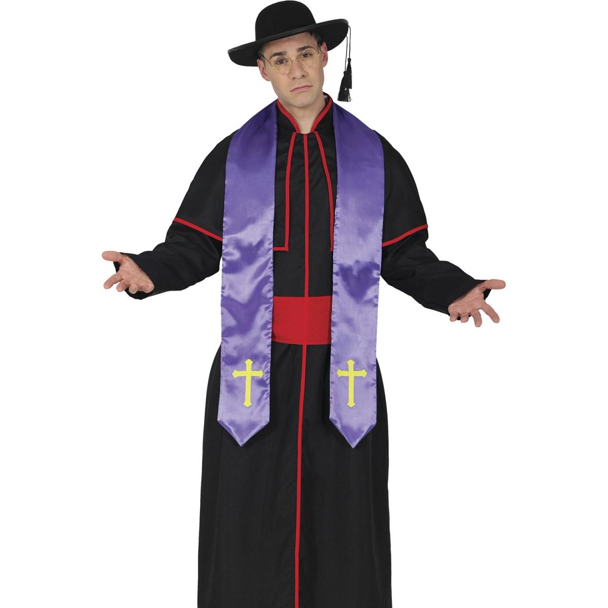 Stola Prete Tessuto Viola |_767