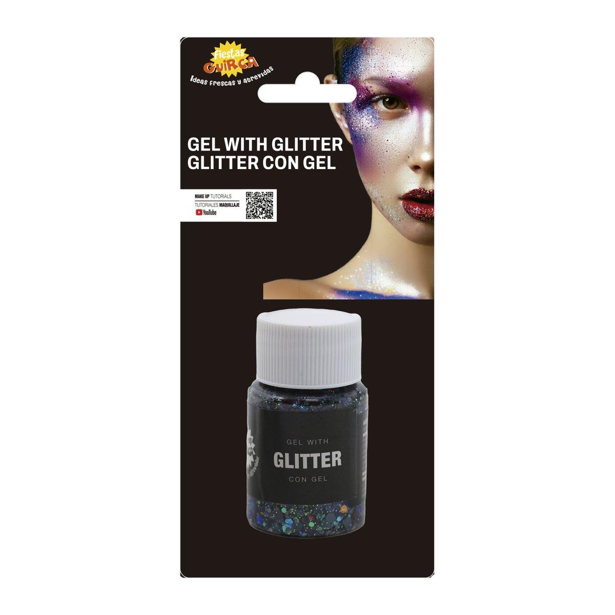 Trucco Gel Glitter Nero gr.20 |_009