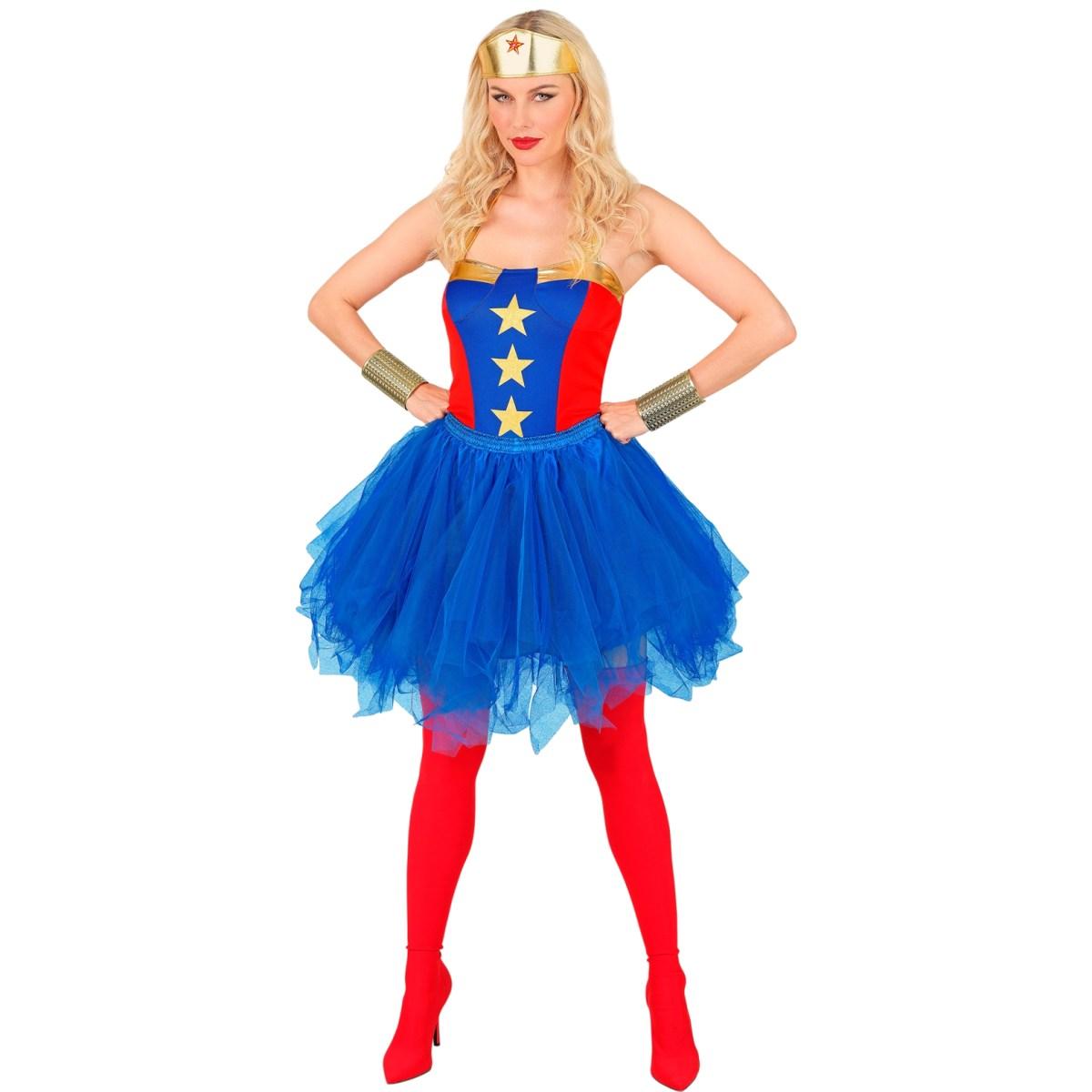 Gonna cm.40 Blu Fluorescente