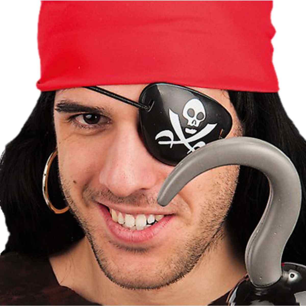 Benda Pirata PVC Nera con Teschio