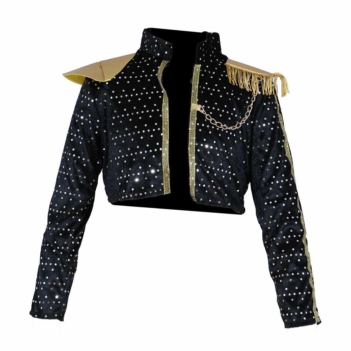 Costume Cantante K Pop Silver Leader |Bambina_E3_03416