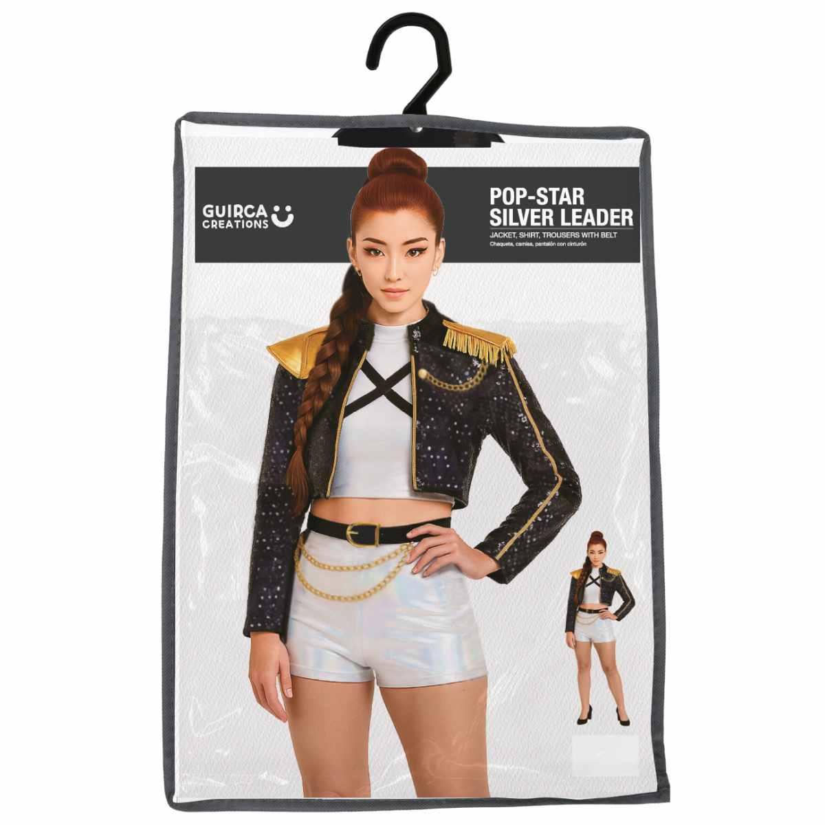 Costume Cantante K Pop Silver Leader |Donna_C2_01532