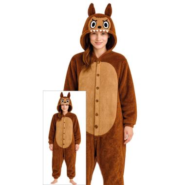 Costume Lulu Monster Marrone |Donna