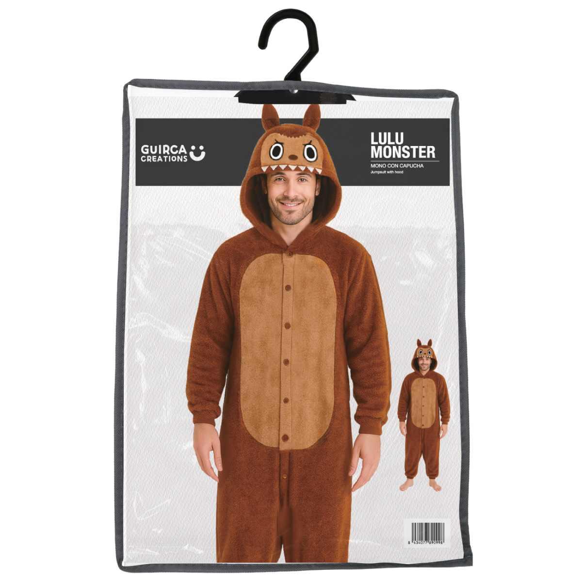Costume Lulu Monster Marrone |Uomo_TE_05382