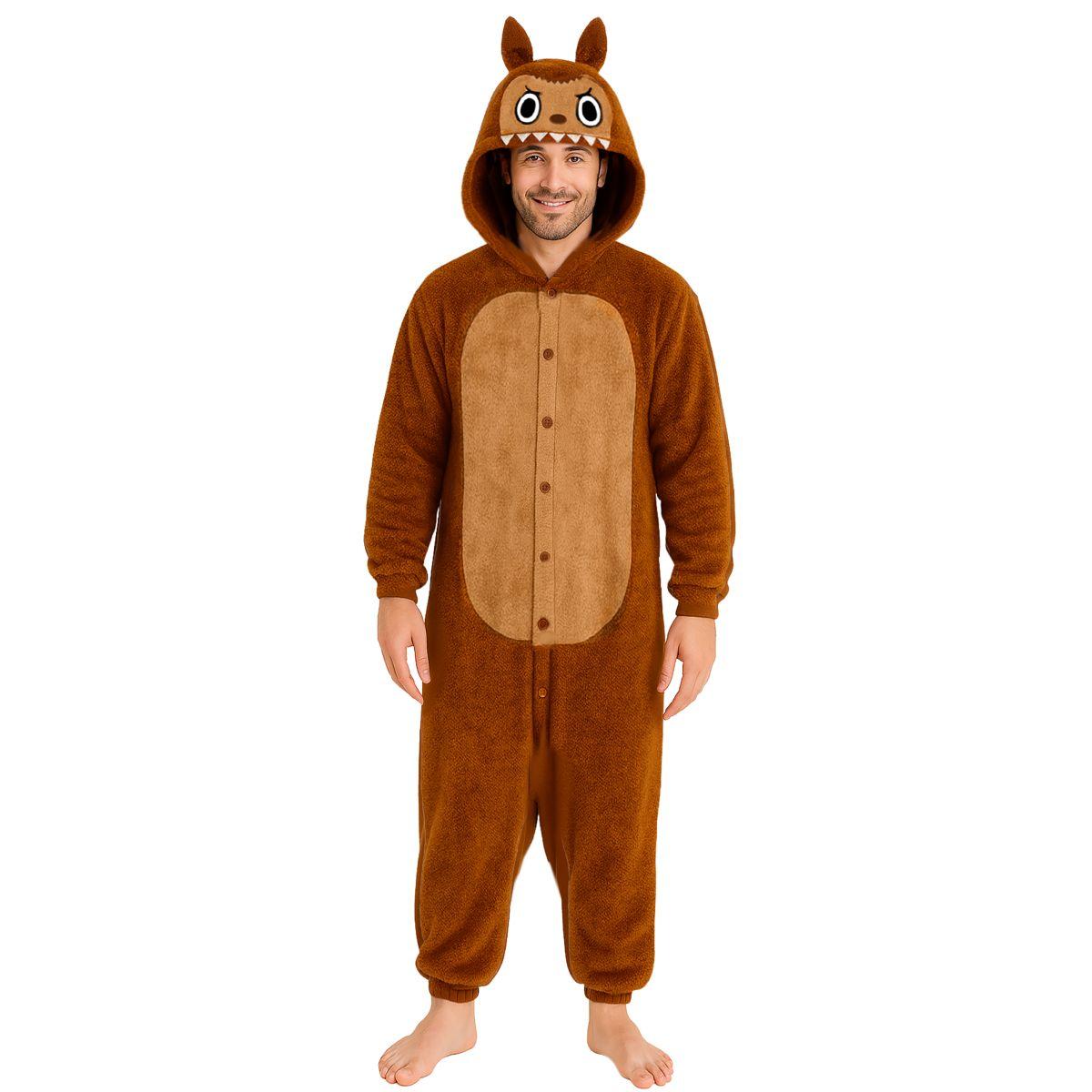 Costume Lulu Monster Marrone |Uomo_TE_05382