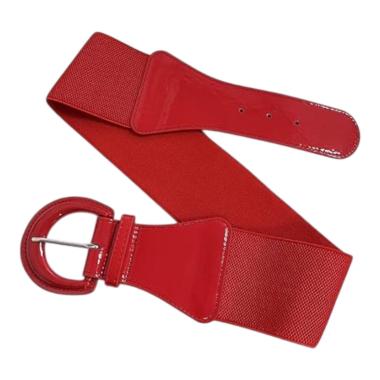 Cintura Rossa con Elastico e Fibia Anni 50