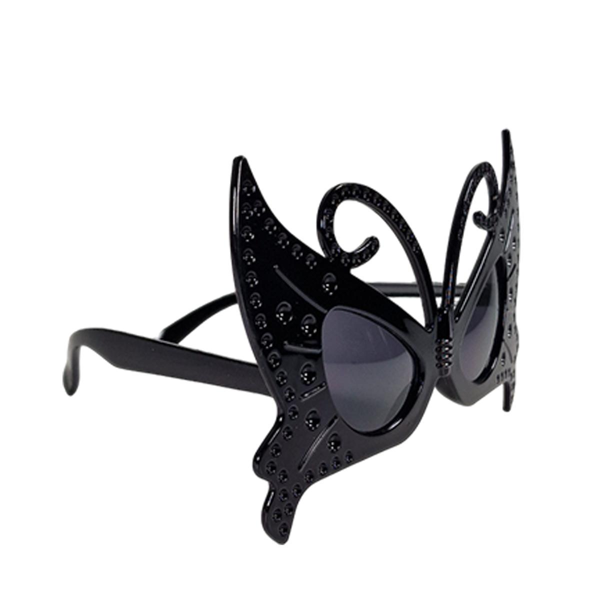 Occhiali Farfalla Neri |Carnival Toys