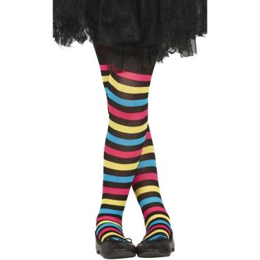 Collant Righe Nere Multicolor Baby |Guir