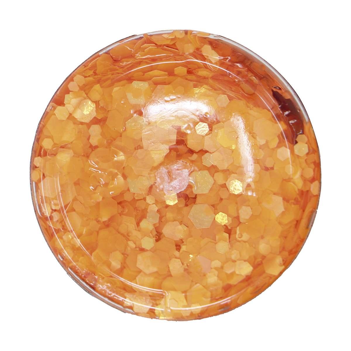 Trucco gel glitter arancione 20 gr