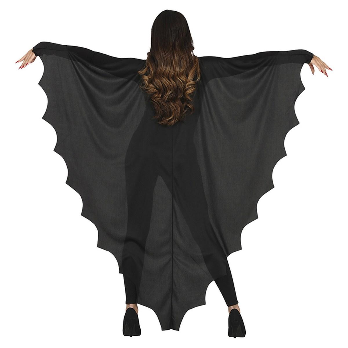 Mantello pipistrello nero donna