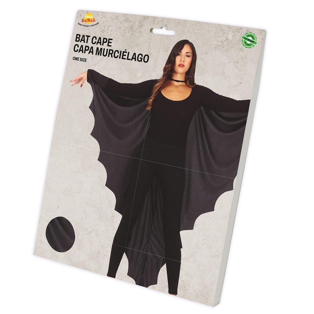Mantello pipistrello nero donna