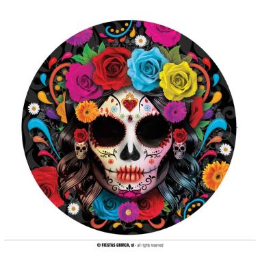 Piatti halloween catrina 23cm Set 6 pz