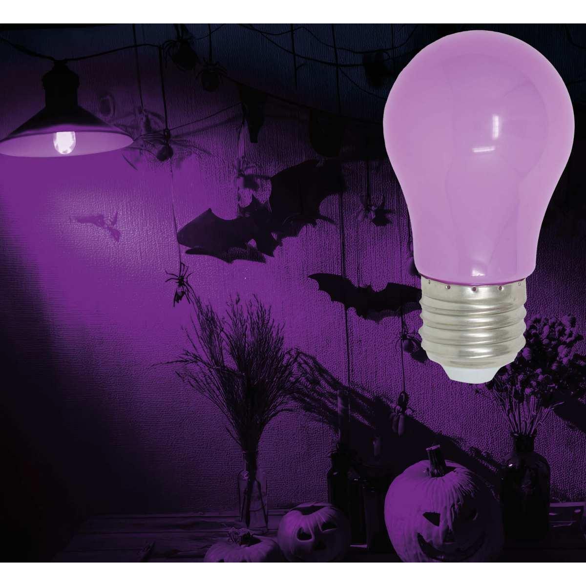 Lampadina e27 led modello w viola