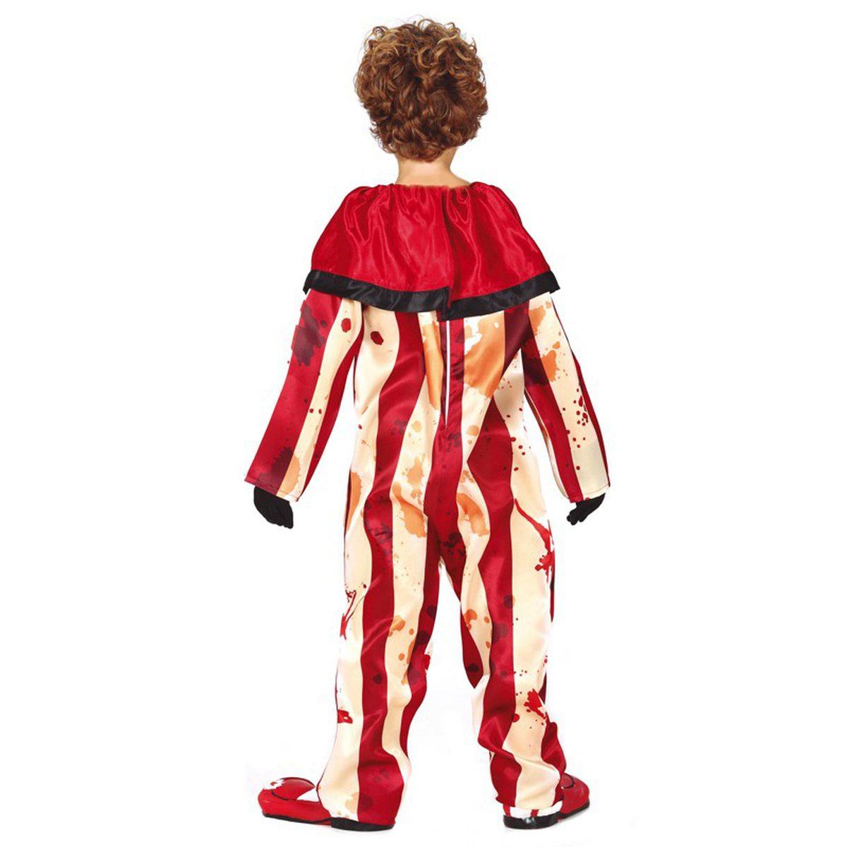 Costume clown modello a strisce