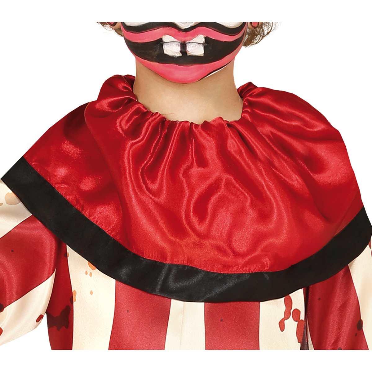 Costume clown modello a strisce
